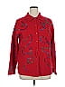 Sag Harbor 100% Wool Red Wool Cardigan Size XL - photo 1