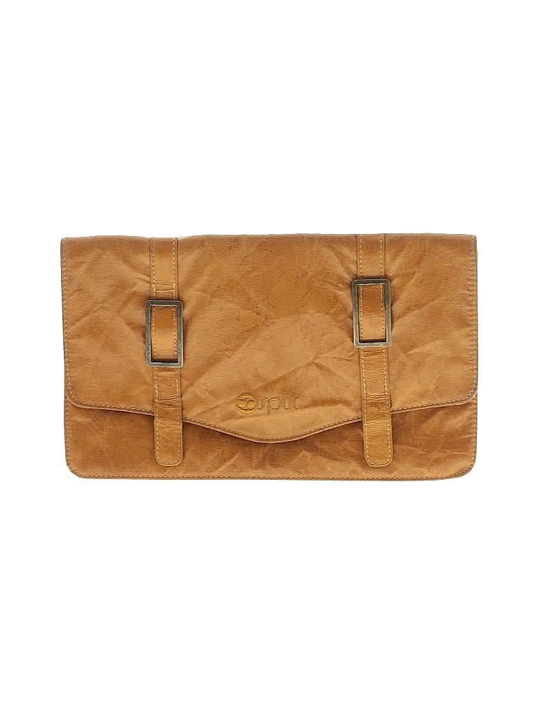 Pre-owned Split Clutch In Yellow