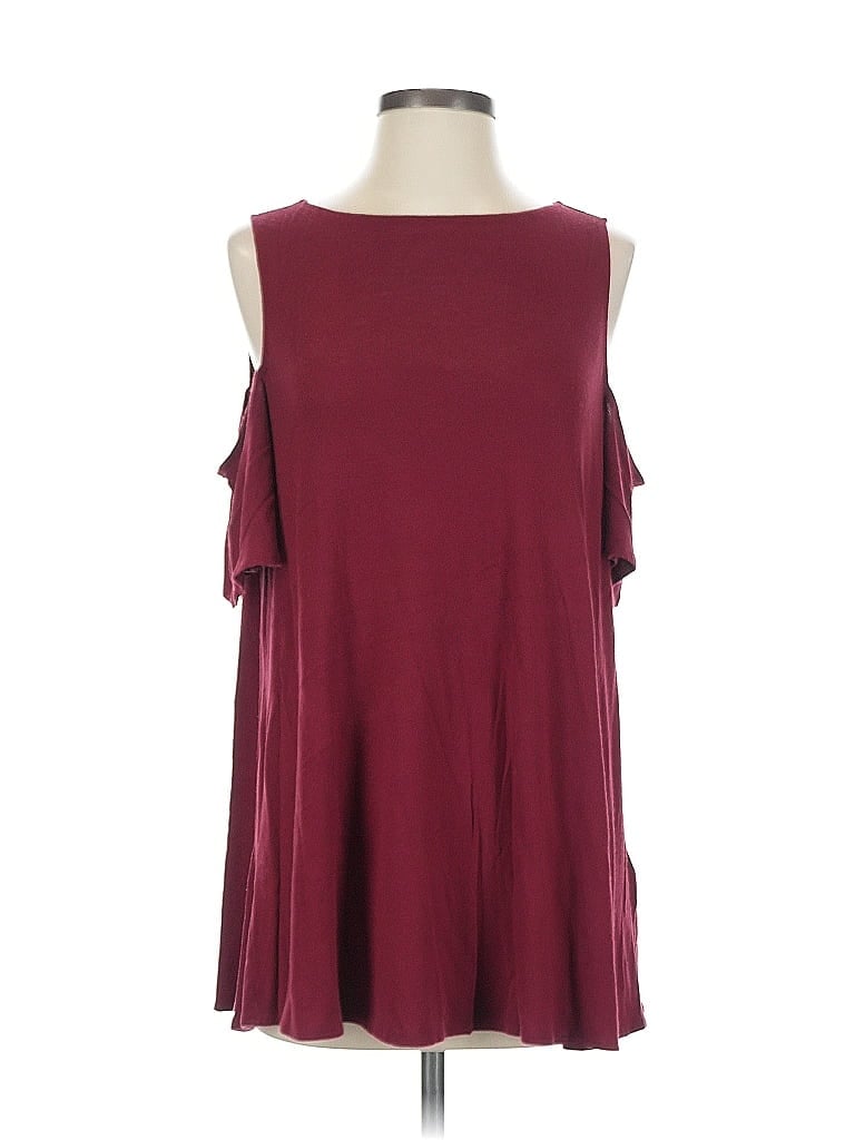 Kimchi Blue Burgundy Sleeveless Top Size S - photo 1