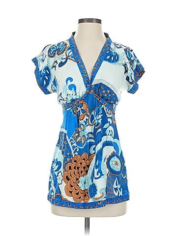 Nicole by Nicole Miller Short Sleeve Blouse (view 1)