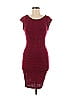 Tart Houndstooth Burgundy Cocktail Dress Size XS - photo 1