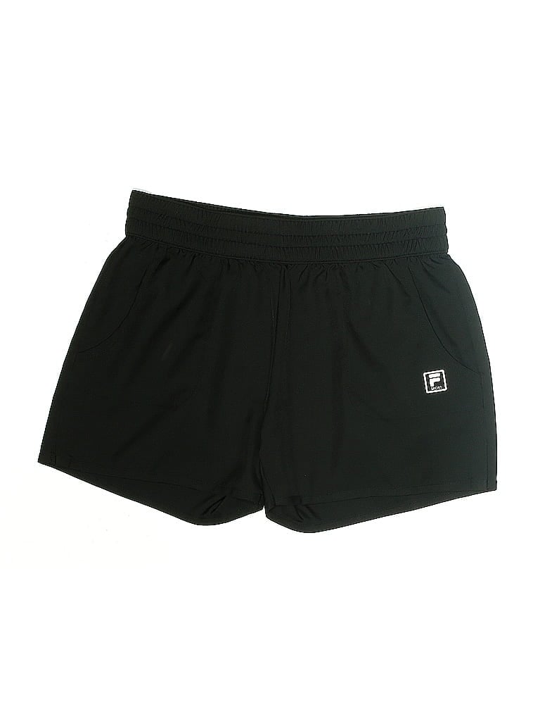 Fila Sport 100% Polyester Solid Black Athletic Shorts Size XS - photo 1