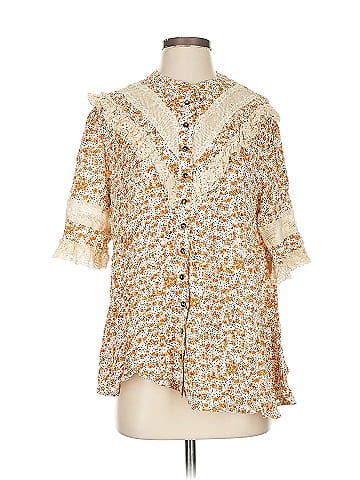 Easel 3/4 Sleeve Button-Down Shirt (view 1)