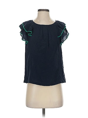Odille Short Sleeve Silk Top (view 1)