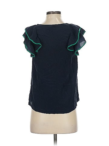 Odille Short Sleeve Silk Top (view 2)