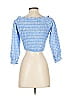 Zara Blue 3/4 Sleeve Blouse Size XS - photo 2