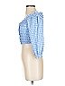Zara Blue 3/4 Sleeve Blouse Size XS - photo 5