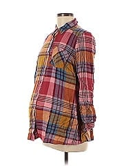 Motherhood Long Sleeve Button Down Shirt
