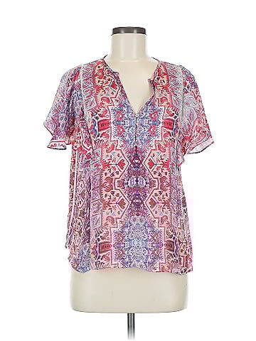 Parker Short Sleeve Silk Top (view 1)