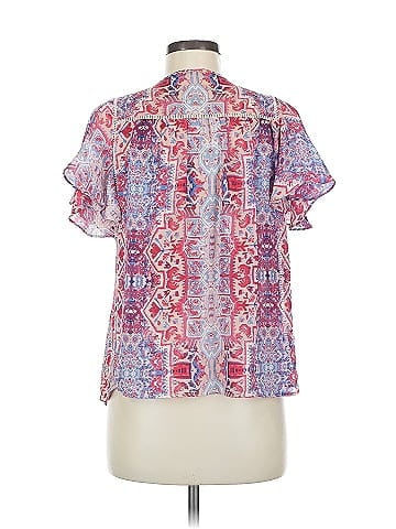 Parker Short Sleeve Silk Top (view 2)