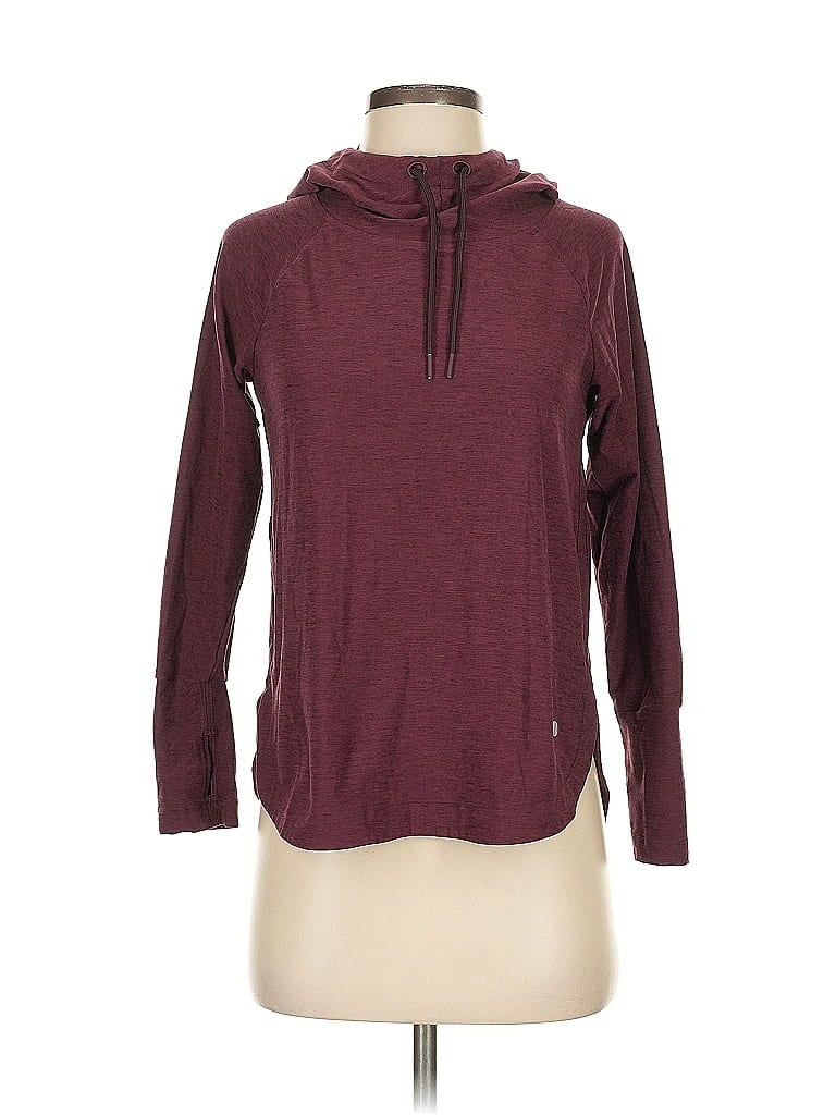 Apana Burgundy Long Sleeve T-Shirt Size XS - photo 1
