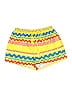 Flying Tomato 100% Polyester Chevron-herringbone Yellow Shorts Size S
