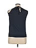 Basico 100% Polyester Blue Sleeveless Blouse Size XL - photo 2