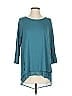 Soft Surroundings Teal 3/4 Sleeve Top Size S - photo 1