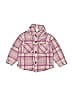 Carter's 100% Polyester Plaid Pink Coat 12-18 MO / 18 MO - photo 1
