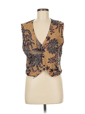 Kenar Embellished Black Vest for Style (view 1)