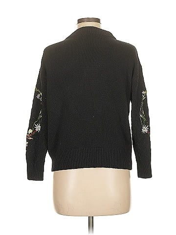 Woven Heart Pullover Sweater (view 2)