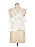 TeXTURE & THREAD Madewell 100% Cotton Ivory Sleeveless Blouse Size M - photo 2