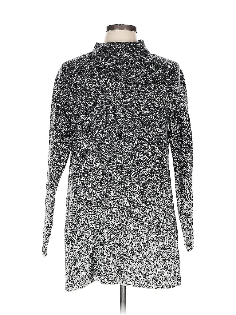 Purejill Silver Turtleneck Sweater Size L - photo 1