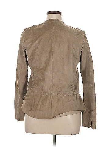 Ecru Leather Jacket (view 2)