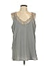 Umgee Gray Sleeveless Blouse Size L - photo 1