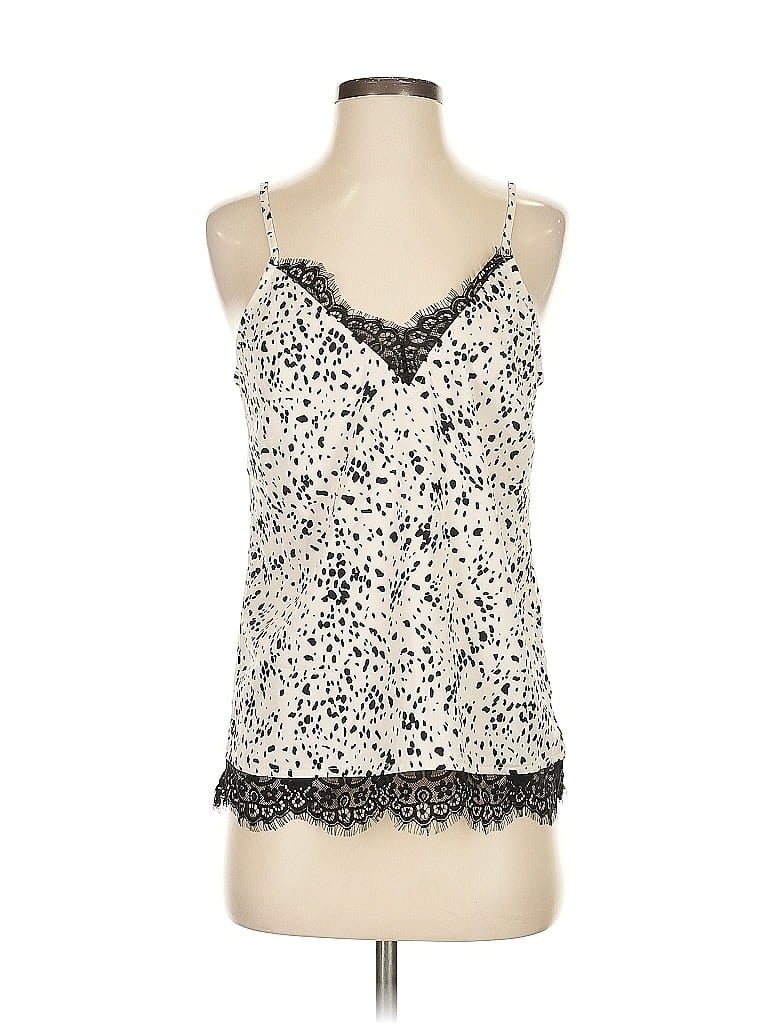 Pre-owned A New Day Tank Top Ivory Sweetheart Neckline Tops In White