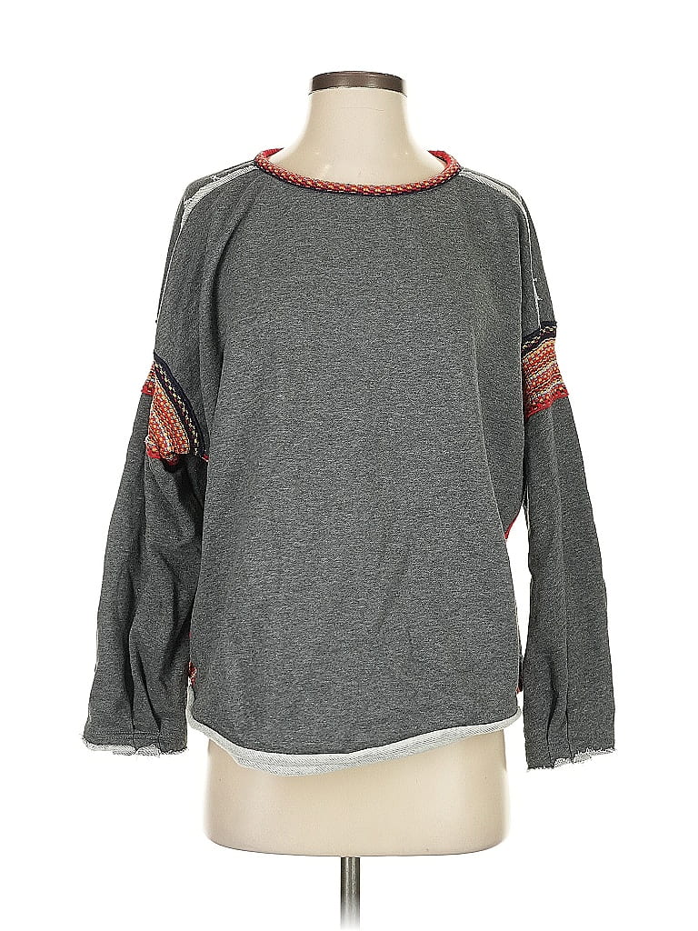 Natural Life Gray Pullover Sweater Size S - photo 1