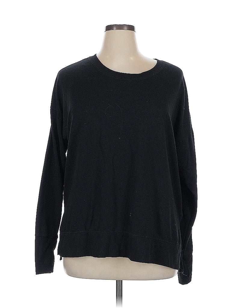 Pre-owned Avia Pullover Sweater In Black