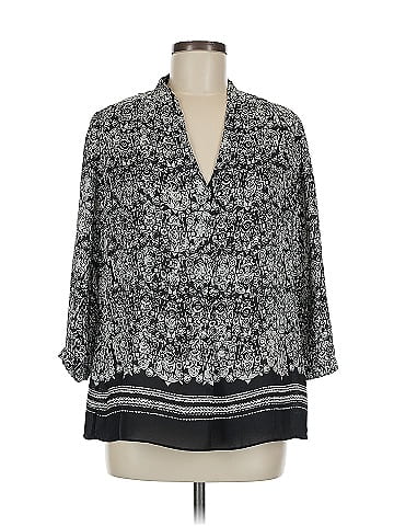 Rose + Olive 3/4 Sleeve Blouse (view 1)