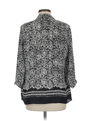 Rose + Olive 3/4 Sleeve Blouse (view 2)