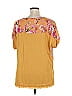 Umgee Orange Short Sleeve Blouse Size XL - photo 2