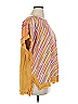 Umgee Orange Short Sleeve Blouse Size XL - photo 4