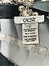 Cache Metallic Silver Long Sleeve Blouse Size S - photo 7
