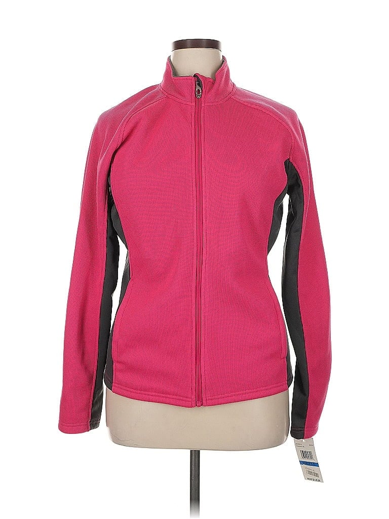 Spyder 100% Polyester Pink Track Jacket Size XL - photo 1