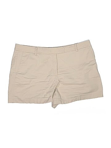 Ann Taylor Khaki Shorts (view 1)