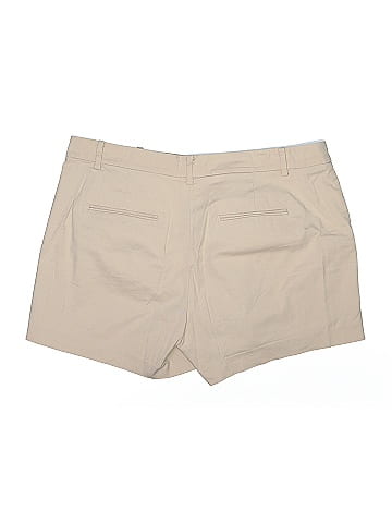 Ann Taylor Khaki Shorts (view 2)