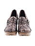 Born Print Brown Silver Heels Size 6 1/2 - photo 2