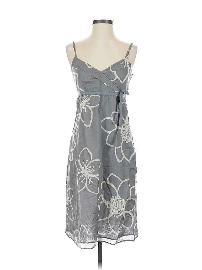 Esprit 100% Cotton Gray Casual Dress Size 4 - photo 1