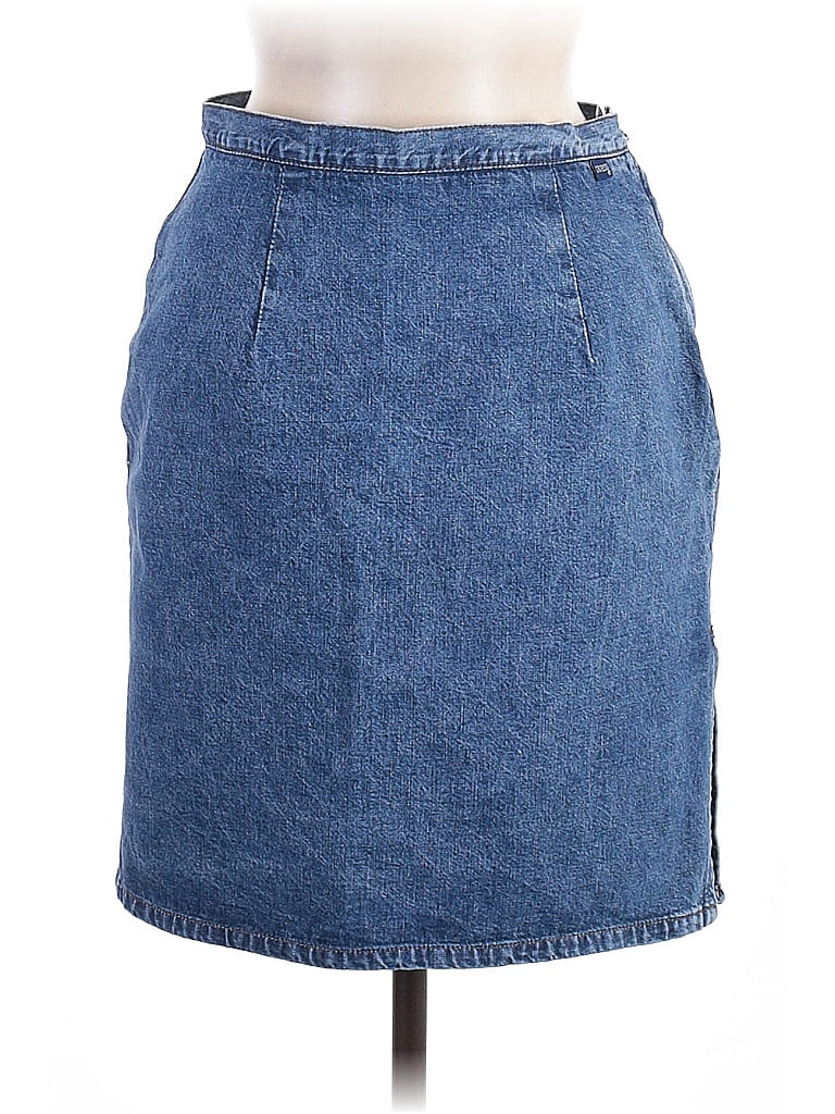 Guess Jeans 100% Cotton Blue Denim Skirt Size 30 waist - photo 1