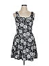 Hot Topic Print Gray Casual Dress Size XL - photo 1