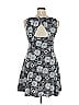 Hot Topic Print Gray Casual Dress Size XL - photo 2