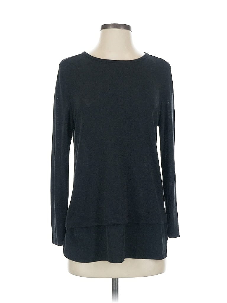 Pre-owned J.crew Mercantile 3/4 Sleeve T-shirt In Black