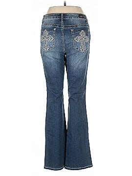 Earl Jean Embellished Low Rise Denim Jeans Women's Size 32 x