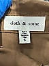 Cloth & Stone 100% Lyocell Solid Brown Long Sleeve Button-Down Shirt Size S - photo 7