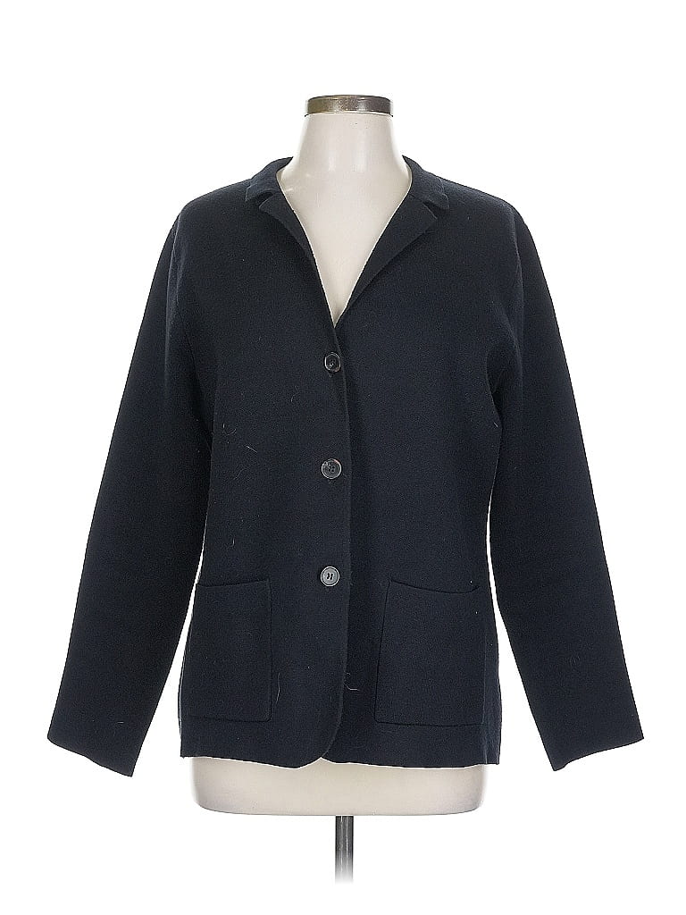 Pre-owned Tahari Cardigan Sweater In Black