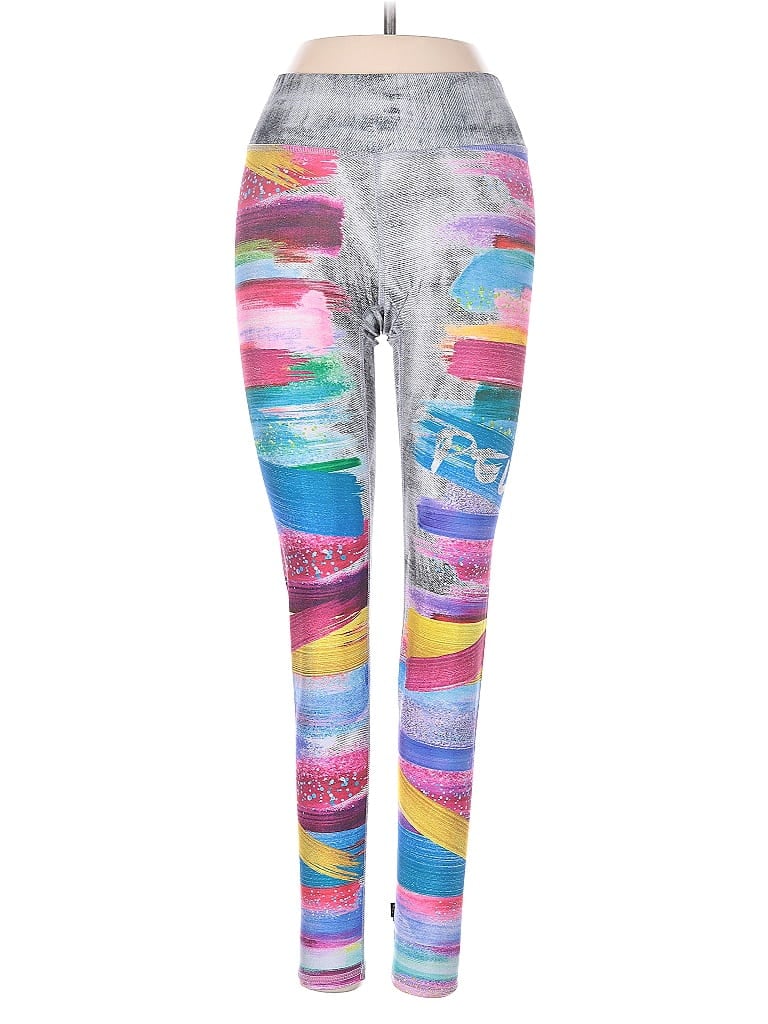 Terez Graphic Silver Leggings Size XS - photo 1