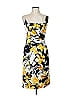 David Meister Print Yellow Cocktail Dress Size 8 - photo 1