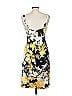David Meister Print Yellow Cocktail Dress Size 8 - photo 2