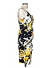 David Meister Print Yellow Cocktail Dress Size 8 - photo 4
