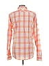 Guess Jeans 100% Cotton Plaid Pink Long Sleeve Button-Down Shirt Size L - photo 2